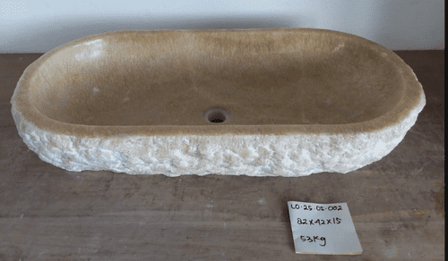 Charming Jurassic Onyx Fossilised Bathroom Basin approx  82 cm x  42 cm  x  15 cm(LO.25.05.002)