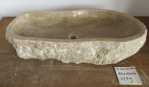 Charming Jurassic Onyx Fossilised Bathroom Basin approx 83 cm x 40 cm x 16 cm(LO.24.02.006)