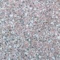 CLEARANCE / DAMAGED FULL crate  (33 piece) Flamed Silver & Pink Granite Bullnose  900 x 350 x 30 mm