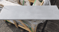 Concrete Street Grey Porcelain SINGLE Pool Coping / Bullnose / Step 900 x 300 x 20 mm