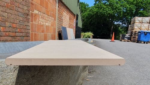 Cotswold Street Sandstone Porcelain DOUBLE Bullnose coping 900 x 300 x 20 mm