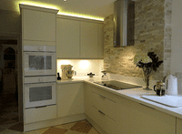 Cream Quartz Split Tiles for the Natural 3D effect on Walls Fire Surrounds & Hearths UK
