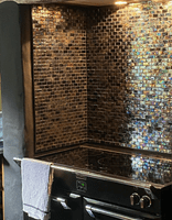 DIESEL GLASS MOSAICS BRICK INTERLOCK