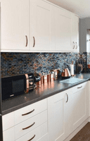 DIESEL GLASS MOSAICS BRICK INTERLOCK