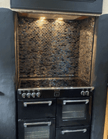 DIESEL GLASS MOSAICS BRICK INTERLOCK