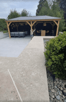 Dijon  Limestone TUMBLED DOUBLE Bullnosed Limestone Pool Coping / Step 900 x 350  x 30mm approx.