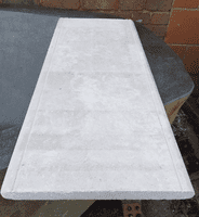 Dijon  Limestone TUMBLED DOUBLE Bullnosed Limestone Pool Coping / Step 900 x 350  x 30mm approx.