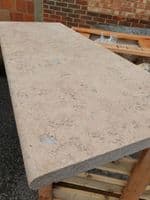 Dijon  Limestone TUMBLED SINGLE Bullnosed Limestone Pool Coping / Step 900 x 350  x 30mm