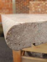 Dijon  Limestone TUMBLED SINGLE Bullnosed Limestone Pool Coping / Step 900 x 350  x 30mm