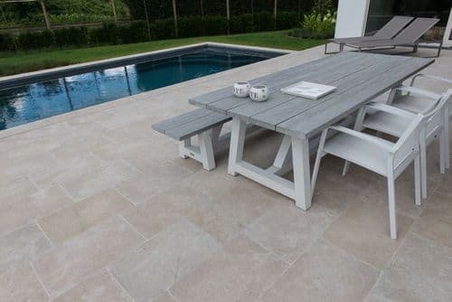 Dijon TUMBLED Limestone Calibrated patio slabs 900 x 600 x 30 mm only £46.99 per m2