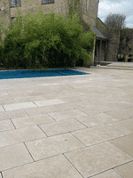 Dijon TUMBLED Limestone Calibrated patio slabs 900mm  x 600mm x  20mm @ £39.99 per m2