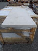 Egyptian Beige Limestone Sawn & Sandblasted DOUBLE Bullnose Step 900 x 350 x 30 mm