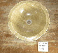 Enticing Fossilised Jurassic Onyx Sink (JO.25.09.005) @ approx 41 x 40 x 15cm