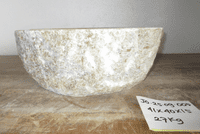 Enticing Fossilised Jurassic Onyx Sink (JO.25.09.005) @ approx 41 x 40 x 15cm