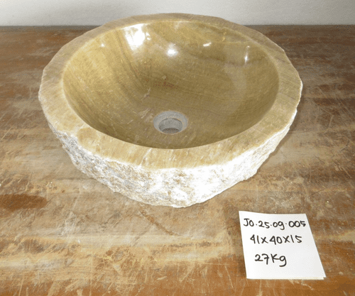 Enticing Fossilised Jurassic Onyx Sink (JO.25.09.005) @ approx 41 x 40 x 15cm
