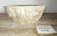 Entrancing Fossilised Jurassic Onyx Sink (JO.25.09.006) @ approx 40 x 40 x 15 cm