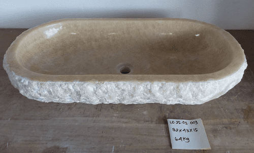 Exquisite Jurassic Onyx Fossilised Bathroom Basin approx 82 cm x 43 cm x 15 cm (LO.25.05.003)