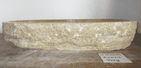 Extraordinary Jurassic Onyx Fossilised Bathroom Basin approx  81 cmx 41 cm x 15 cm (LO.25.09.007)
