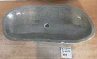 Extravagant Long River Rock Granite Bathroom Sink approx 92 cm x 41 cm x 15 cm ( LR.25.02.007)