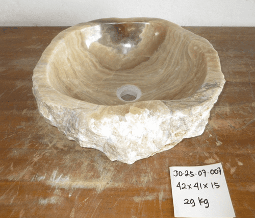 Fabulous Fossilised Jurassic Onyx Sink (JO.25.07.007) approx 42 x 41 x 15 cm