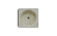 Free Standing Cream Marble Bathroom Basin 90 cm x 40 cm Pyramid model