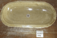 Gargatuan Jurassic Onyx Fossilised Bathroom Basin approx  82 cm x  42 cm  x  15 cm(LO.25.09.009)