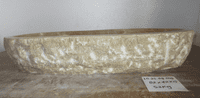 Gargatuan Jurassic Onyx Fossilised Bathroom Basin approx  82 cm x  42 cm  x  15 cm(LO.25.09.009)