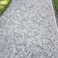 Genoa Grey Interlocking Tumbled Natural Stone Mosaic Tiles only £ 49.99 per m2
