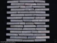 Glasgow Grey Marble Brick Bone Mosaic tiles @ £49.99 per m2