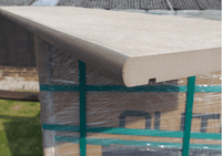 Golden Crema Marfil Porcelain Bullnose  approx 900 x 300 x 20 mm