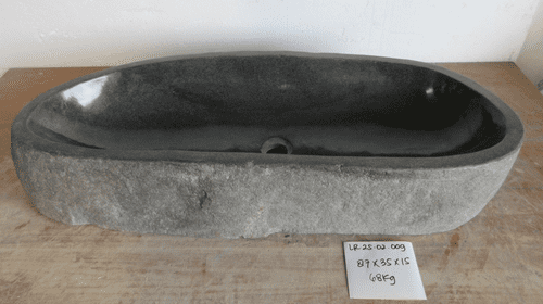 Grandiose Long River Rock Granite Bathroom Sink approx 87cm x 35 cm x 15 cm ( LR.25.02.009)