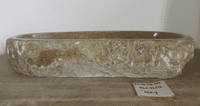 Herculean Jurassic Onyx Fossilised Bathroom Basin approx  86 cm x  43 cm  x  16 cm (LO.25.04.001)