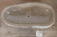 Herculean Jurassic Onyx Fossilised Bathroom Basin approx  86 cm x  43 cm  x  16 cm (LO.25.04.001)