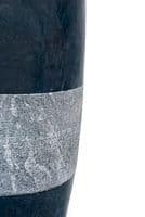 Honed Black Free Standing Pedestal Sink Marble Bathroom 90 cm x 45 cm Mandarin Model