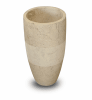 Honed Cream Marble Pedestal Sink Marble Bathroom 90 cm x 45 cm ( Mandarin Model )
