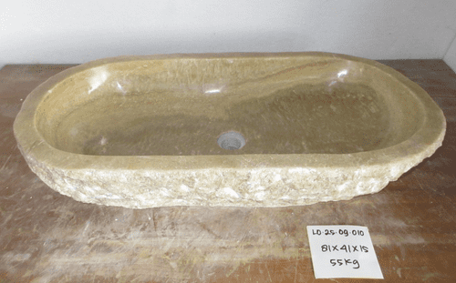 Immense Jurassic Onyx Fossilised Bathroom Basin approx 81 cm x 41 cm x 15 cm(LO.25.09.010)