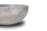 Isa Grey Terrazzo round washbasin 40 cm x 17 cm for bathrooms