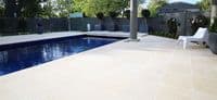 Jerusalem Cream Limestone Tumbled Calibrated patio slabs  900  x 600 x  30 mm @ £36.99 per m2
