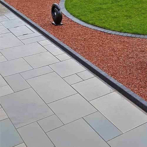 Kandla Grey Honed & Sawn 900mm x 600mm x 20mm Sandstone Paving