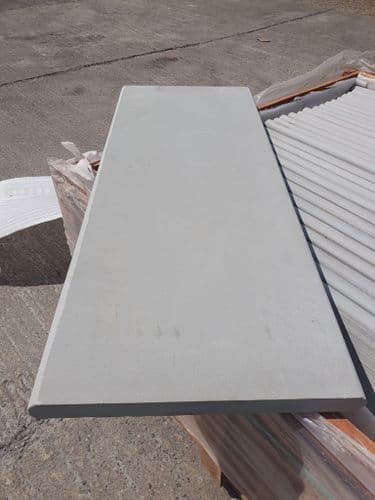 Kandla Grey Honed & Sawn Sandstone DOUBLE Bullnosed Coping Stone 900 x 350 x 30 £28.99 each