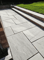 Kandla Grey Indian Riven Sandstone Calibrated Slabs  900mm x 600mm x 22mm @ £24.99 per m2