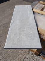 Kandla Grey Riven Sandstone DOUBLE Bullnosed Coping  Stone 900mm x 350mm x 30mm