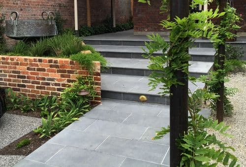 Kandla Grey Riven Sandstone SINGLE Bullnosed Coping Stone 900mm x 350mm x 30mm £ 22.99 each