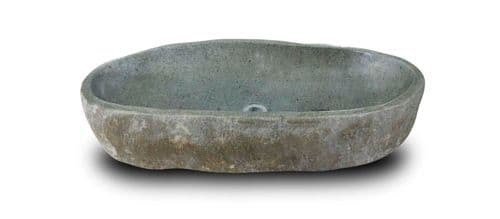 Large River Rock Granite Bathroom Sink Stone Wash Basin