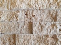 Light Travertine Split Face Mosaic Wall Tiles @ £36.99 per m2