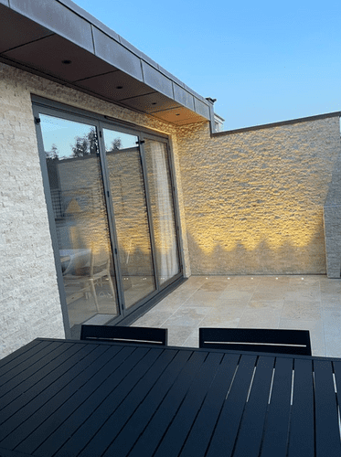 Light Travertine Split Face Mosaic Wall Tiles @ £36.99 per m2