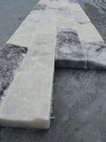 Lilac Grey Marble Split Face Mosaic Tile Sample (approx 10 x 10 cm)