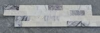 Lilac Grey Marble Split Face Mosaic Tile Sample (approx 10 x 10 cm)