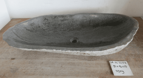Luxurious Long River Rock Granite Bathroom Sink approx 95 cm x 46 cm x 15 cm ( LR.25.02.013)