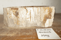 Luxurious Petrified Wood Sink approx 45 cm x  32 cm  x 15 cm (Sink F.25.08.002)